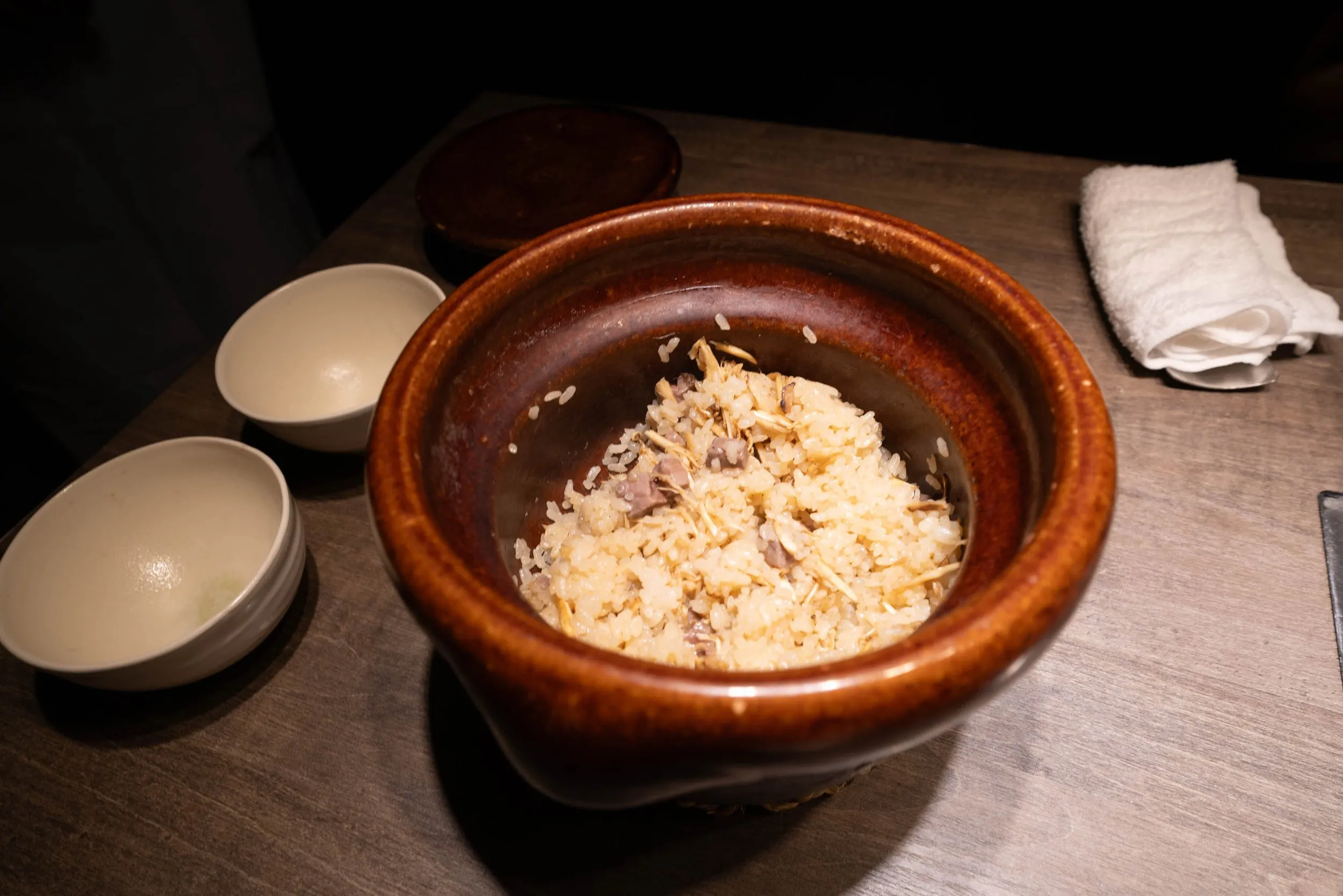 Clay Pot Rice with Selected Beef and Matsutake Mushroom